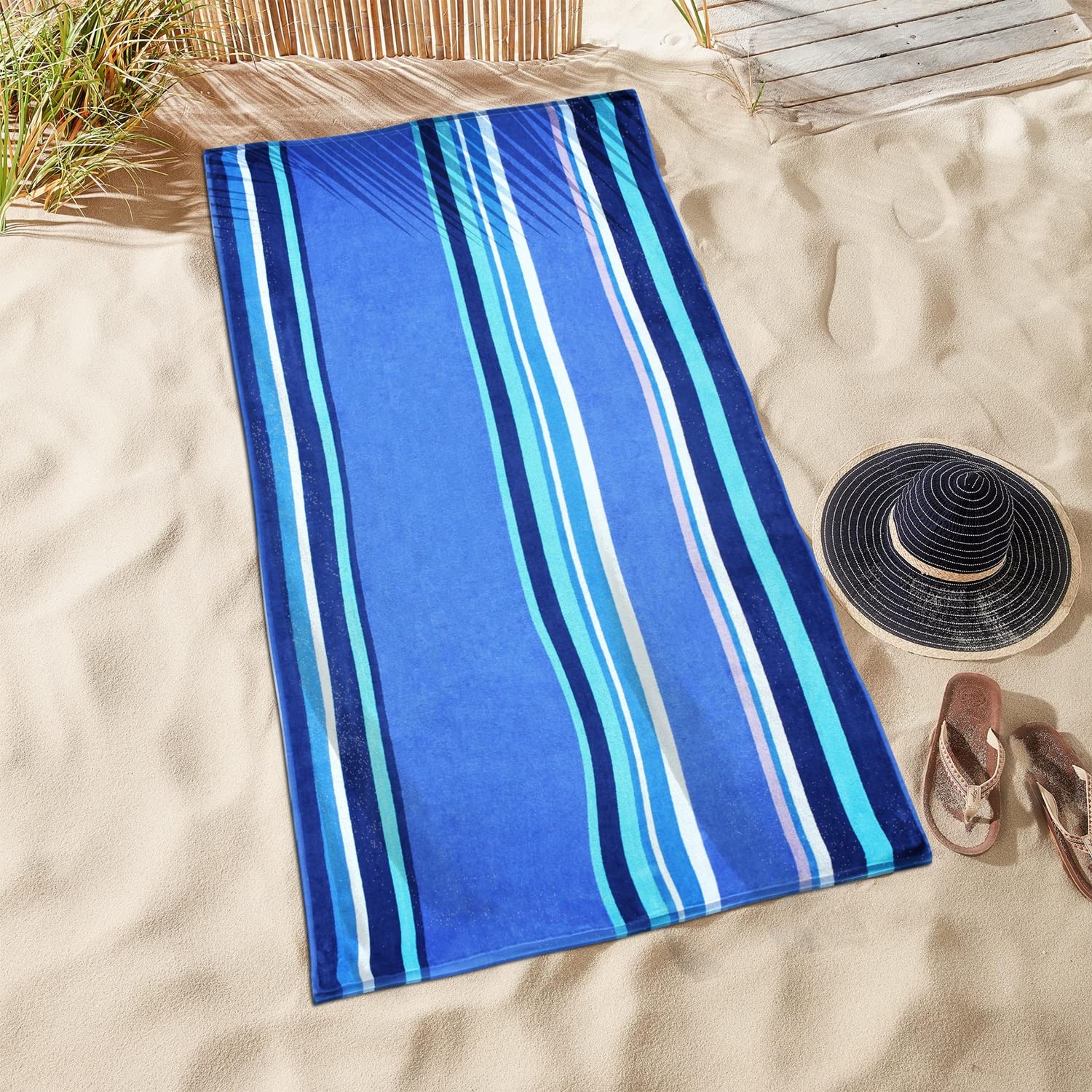 Amazon.com: SUPERIOR 100% Cotton Luxury Beach Towels - Oversized